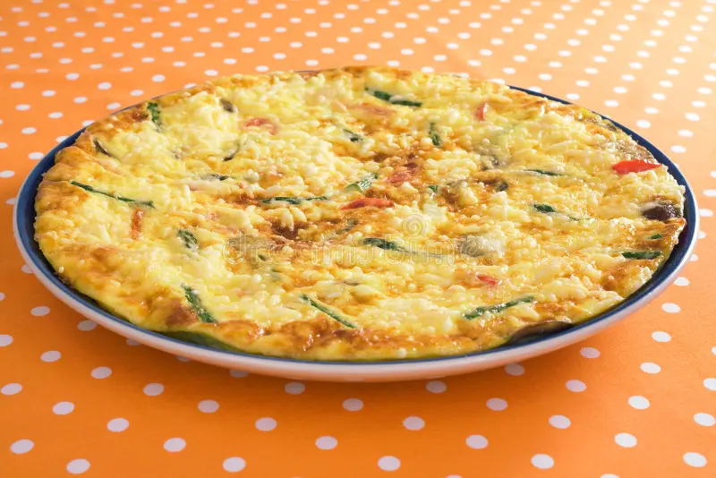 In our Easy oven baked frittata recipe we put a unique twist on a classic dish by substituting traditional cured meat with the irresistible flavor of bacon.