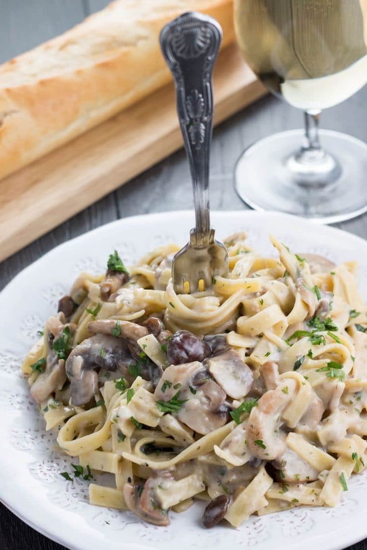 Creamy Tagliatelle