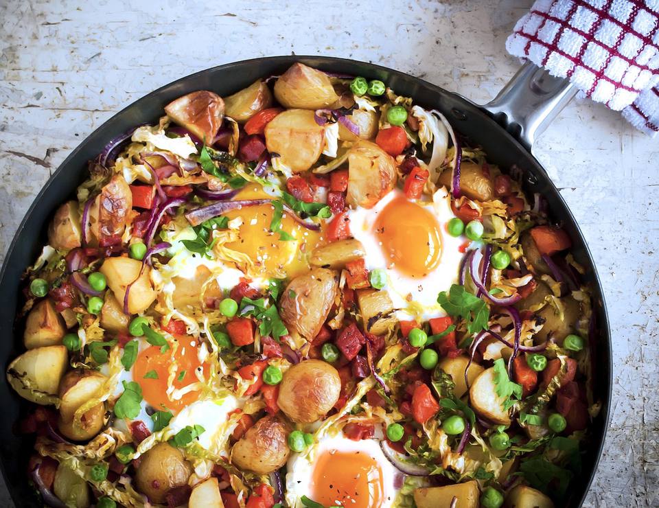 Bubble and Squeak, budget saving meal, great for either breakfast lunch or dinner.