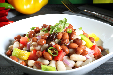 Lip smacking 3 bean salad, incredibly simple to make and delicious, once tasted never wasted,