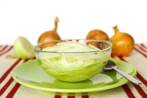 Make this healthy onion soup,  for a great winter soup that will put a glow on your face.