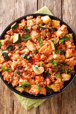 Mediterranean Rice with Chicken
